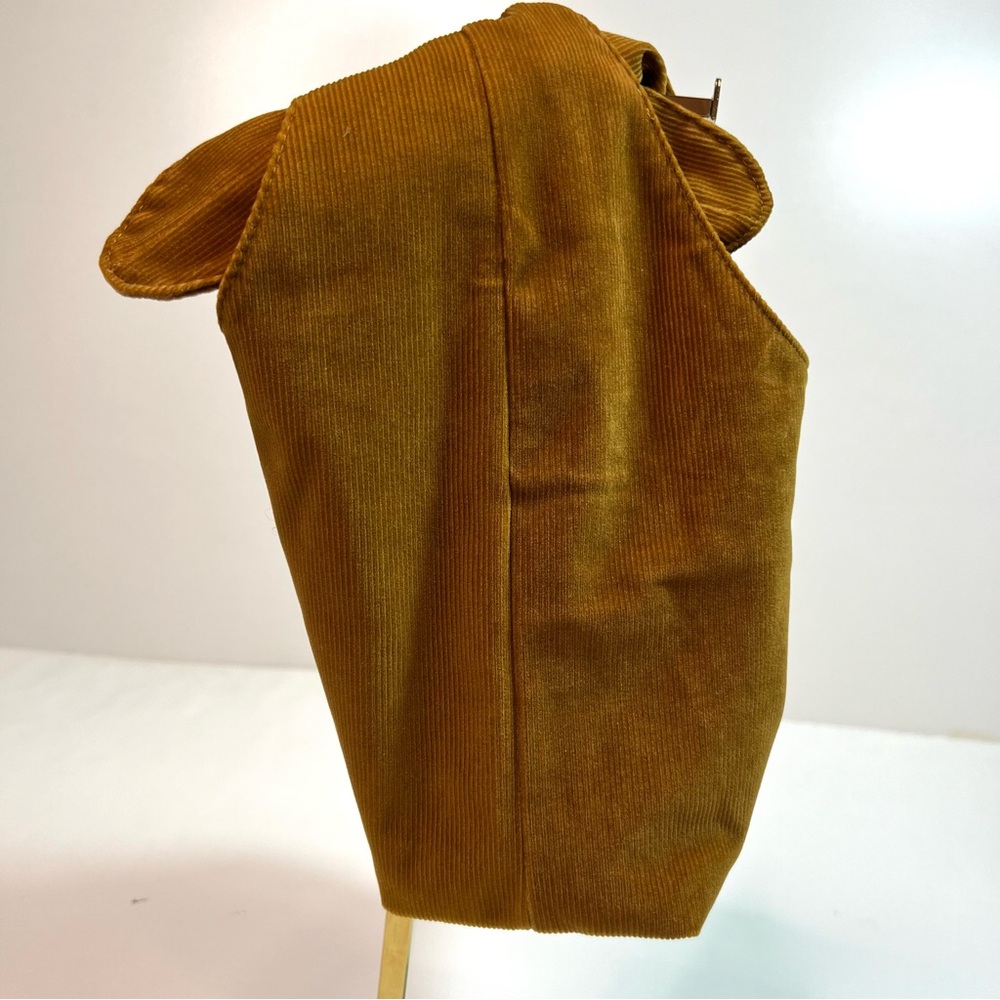 MERIT Cosmetics Signature Corduroy Caramel Color Makeup Bag - Picture 10 of 16